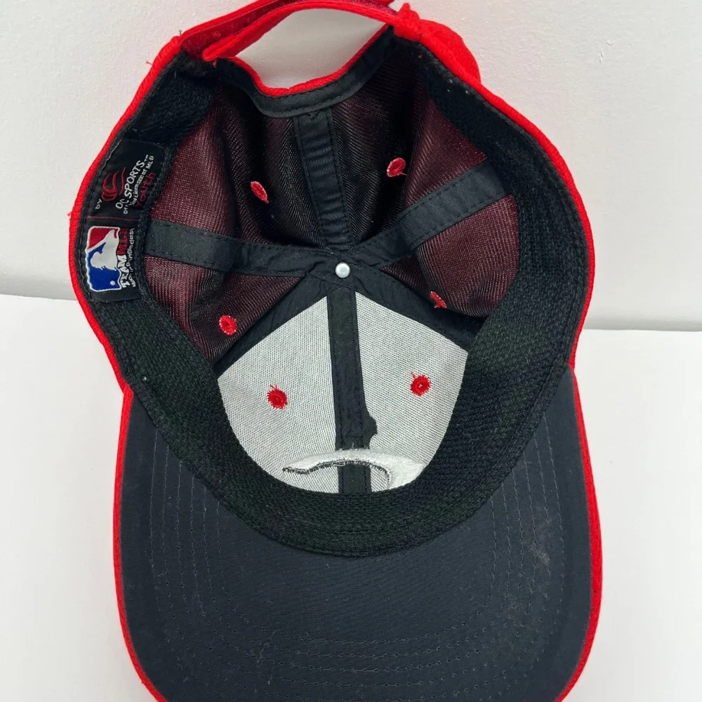 OC Sports Cincinnati Reds Youth MLB Baseball Hat Cap Red‎ White Logo Adjustable